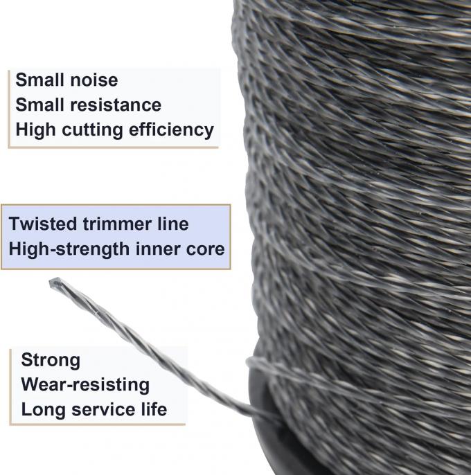 2.4mm 2.7mm 3.0mm 3.5mm Power Tools Garden Part Grass Trimmer Line 2kg Spool Packing met Customized Support OEM 2