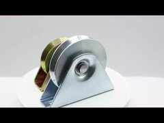 Hotel / Home V Groove Gate Wheel Schuifdeur Roller Kleur Zinkgeplatte stalen katrol