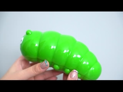 Squeaky Caterpillar Chew Toy - Drievoudig dikke allerterrein hondentand