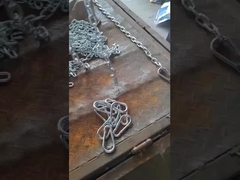 2t werklastlimiet Zinkgeplatte G70 Binder Chain met 2 Clevis Grab Hook gegarandeerd