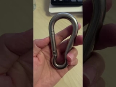 Elektrolytische behandeling Technologie roestvrij staal DIN5299C Carabiner Snap Spring Hook