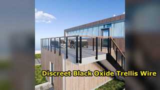 Black Oxide T316 roestvrij staaldraad voor trellis