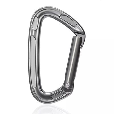 Goede prijs. 23KN roestvrij staal D-vorm karabiner clip voor klimmen Precision Casting Technology online