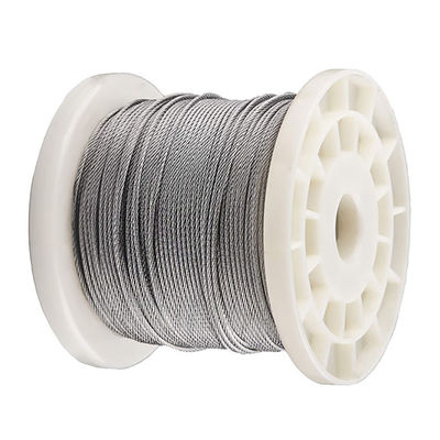 kopen 7x7 gegalvaniseerde stalen vliegtuigkabel 1,6 mm diameter draad touw alleen voor industriële kraan online manufacture