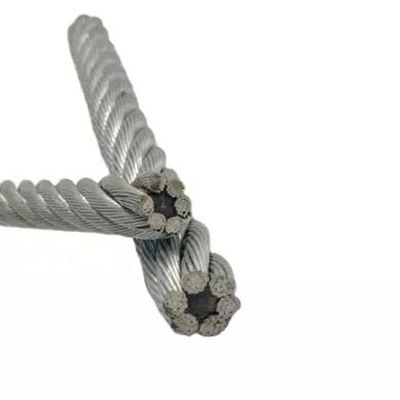 kopen Gegalvaniseerde afwerking 8*19s High Carbon Sisal Core Steel Wire Rope voor liftontwerp online manufacture