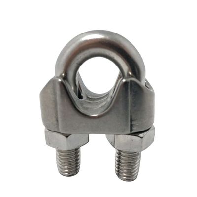 kopen 304 / 316 roestvrij staal draad touw clip met elektro gegalvaniseerde coating online manufacture