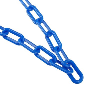 kopen 8 mm PE Rode/Witte Gele/Zwarte Kleur Plastic Safety Chain voor duurzame wegbescherming online manufacture