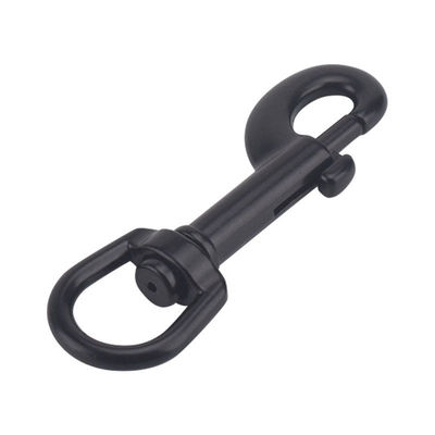 kopen Directe roterende metalen snapping zwarte karabiner haak voor de zware industrie markt online manufacture