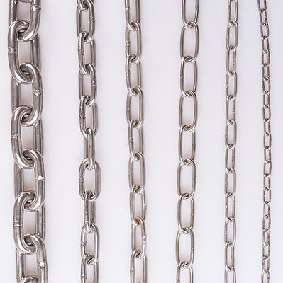 kopen Duurzaam SS304 SS316 SS316L gepolijst roestvrij staal DIN766 korte schakelketen voor transportband online manufacture