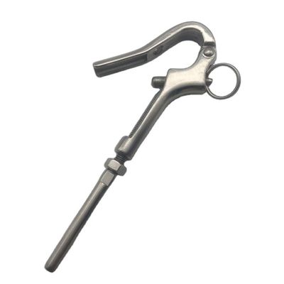 kopen Roestvrij staal AISI316 snel loslaten pelikaan haak met swage einde en state of the art online manufacture