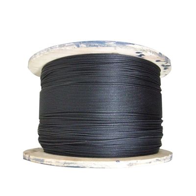 kopen Zwart gegalvaniseerde vliegtuigkabel 7x7 7x19 staaldraad touw voor toneel en film online manufacture