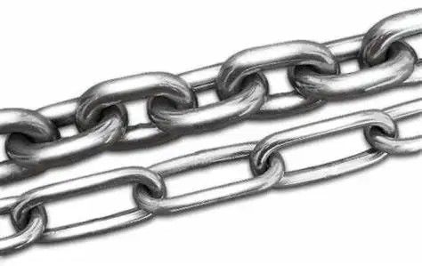 kopen Zelfkleurige afwerking van stalen schakelketen van roestvrij staal gelaste schakelketen SUS 316 304 online manufacture