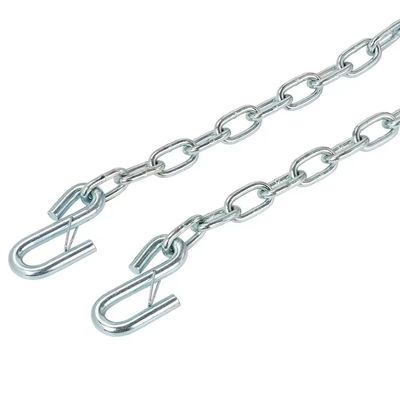 kopen 48kN veiligheidsketting voor aanhangwagens met S-hak 0,25 inch diameter niet-standaard online manufacture