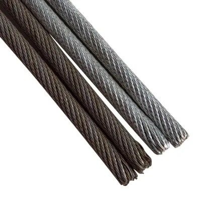 kopen 6x26 6x36 IWRC gegalvaniseerd staaldraad touw voor buigservice en hoge treksterkte online manufacture