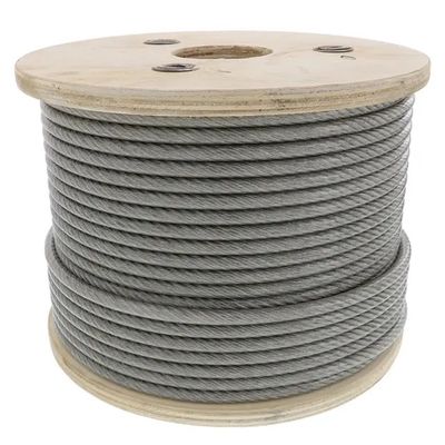 kopen Gegalvaniseerde vliegtuigkabel 1x7 1x19 7x7 7x19 Stalen draadtouw voor hefkraan online manufacture