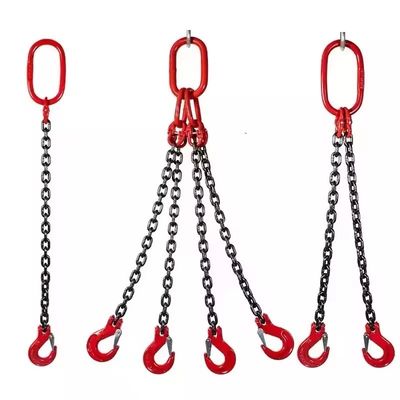 kopen 48 kN Testbelasting G80 2 Legs Chain Sling voor duurzame en veelzijdige hefbehoeften online manufacture