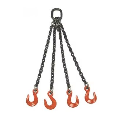 kopen 8T1.5M-4 Ketens G80 Haak 4 Benen 10Mm Lashing Link Gelaste ketenslangen voor zware lasten online manufacture