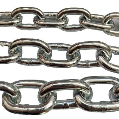 Verzinkte keten 3MM 4MM 5MM 6MM 8MM 10MM 12MM glad lassen DIN5685A korte schakelketen