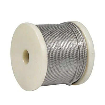 1/16'-5/16' 8X7 FC 8X7 1X19 Type 316 roestvrijstalen draad touw voor bouwproject