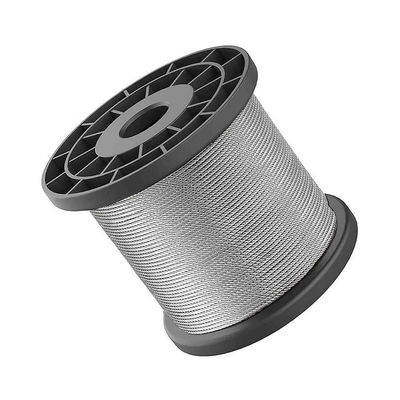 kopen Niet-gelegeerd staaldraad 1 6 12 18 6x37 FC 6x37 IWRC-staaldraad met gegalvaniseerde coating online manufacture