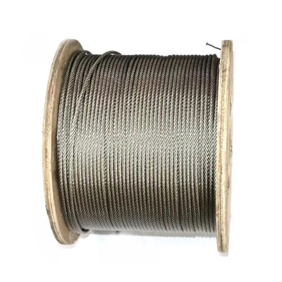 kopen Stalen kern Roestvrij staal draad touwkabel 1*7 1*19 7*19 gegalvaniseerd online manufacture