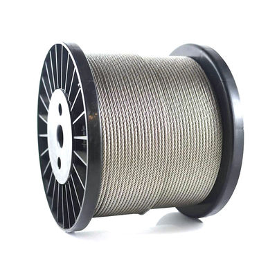 kopen Beschermingsmaas van roestvrij staal 6x7 6x19 6x15 7FC Elektro gegalvaniseerd staaldraad touwkabel online manufacture
