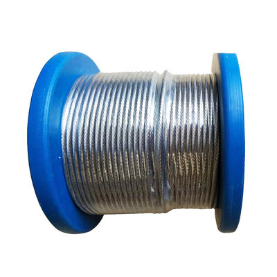 6X12 3 9 1X12 3 9 gegalvaniseerd draad touw Staalkabel met staal kwaliteit roestvrij staal