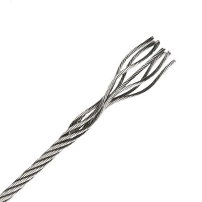 Goede prijs. Sterk gedraaid bouwstaaldraad touw 6x37 gedraaide structuur 1mm - 100mm online