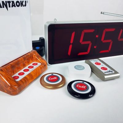 kopen Langbereik draadloos restaurant ziekenhuis Patiëntpager Belknoppen Display Receiver Clinic Nursing Home Calling System online manufacture