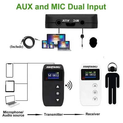 kopen Whisper Audio Tour Guide Restaurant Server Paging System Draadloze microfoon online manufacture