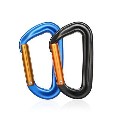 Goede prijs. Aluminium karabiner 12kN schroefvergrendeling voor gymklimtoerusting in de zware industrie online