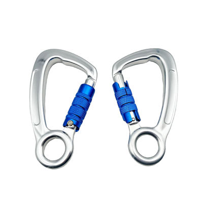 Goede prijs. Zware industrie Aluminium karabiner 30KN Auto Bergklimmen Draaiende Clip Snap Hook online