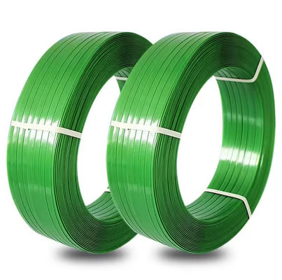 1608 Groen polyester plastic draad staal bandband verpakkingsband