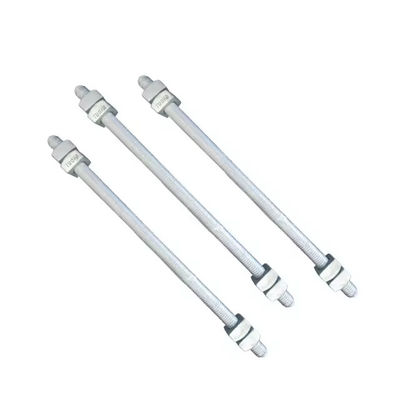 5/8*14 inch Double Head Bolt Hot Dip Galvanized Double End Rods Gegooid bevestigingsmiddelen