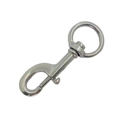 kopen Fabrieksvoorziening roestvrij staal ronde oog draaiende snaphoek voor lanyard online manufacture