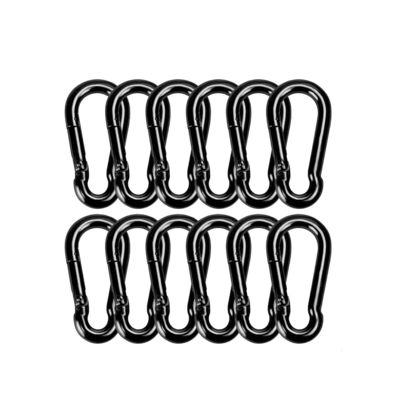 Goede prijs. OEM Black Oxide Finish Carbon Steel Snap Hook Carabiner Aanpasbaar voor B2B online