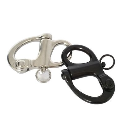 kopen Marine Hardware Quick Release Fixed Shackle met ronde ring en zwart oxide afwerking online manufacture