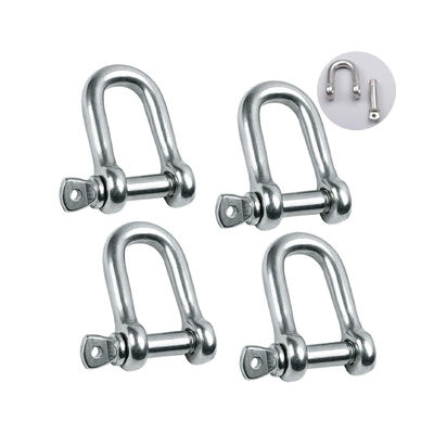 kopen Gepolijste schroefspeld gesmeed roestvrij staal 304/316 Marine Anchor Lifting D Shackle online manufacture
