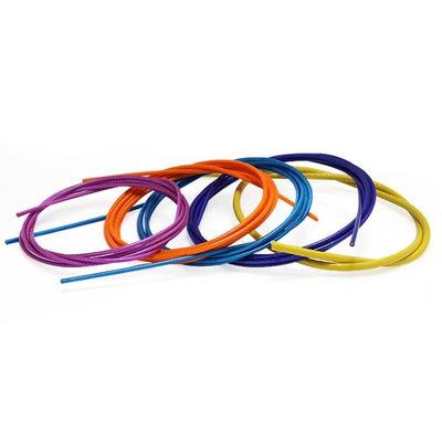 kopen 1000m/reel Transparent PVC bedekt roestvrijstalen draad touw Lengte 1000m/reel 0,50MM 7x7 AISI 201/304/316 online manufacture