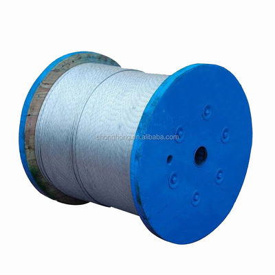 kopen Gegalvaniseerde 1 x 7 staaldraadstreng voor boodschapperdraad overhead Groundwire en Stay Wire Standard DIN Carbon Steel Grade online manufacture