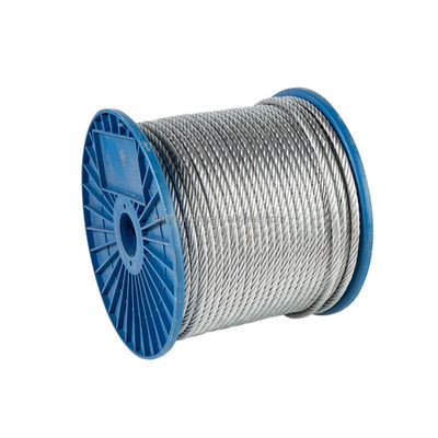 kopen 6x7 gegalvaniseerd stalen draad touw voor koude kop staal 4mm stalen kabel touwen online manufacture