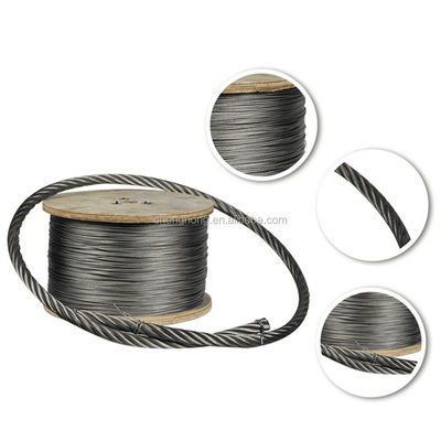 kopen 6x19 FC roestvrijstalen draad van AISI304/304L/316/316L voor een diameter van 6 mm tot 40 mm en verwerkingservice online manufacture