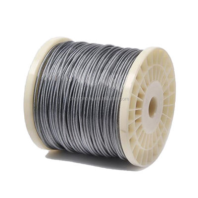 kopen Niet-legering 2 mm 6x7 transparante PVC-coating gegalvaniseerd stalen draad touw voor langdurige prestaties online manufacture