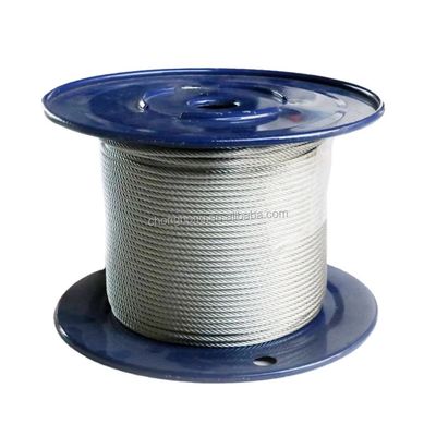 kopen 8 mm gegalvaniseerd stalen draad touw voor liftheffen 6x19 FC stalen kabel touwen Niet-legeringsverwerkende dienst Andere 8 mm online manufacture
