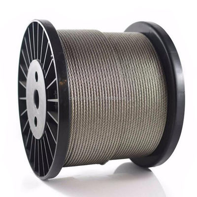 kopen Vervaardiging touwdraad 11 mm staalkabeltouw 6x12 7FC gegalvaniseerd staaldraadtouw voor koudvervoerstaal ASTM-standaard online manufacture