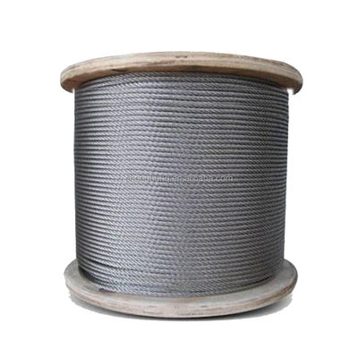 kopen 6x37 IWR gegalvaniseerd of niet gegalvaniseerd staaldraad voor speciaal koudvervoer van roestvrij staal online manufacture