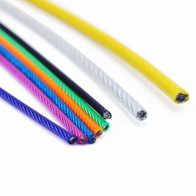 Goede prijs. UV-bestendige PVC-gecoate gegalvaniseerde staaldraadtouw Tolerantie ± 1% en verschillende kleurenkeuzes voor duurzame prestaties online