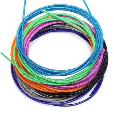 Goede prijs. 1*7/7*7/1*19/7*19 Structuur PVC-gecoat gegalvaniseerd staaldraad touw voor kledinglijn Standard AiSi online