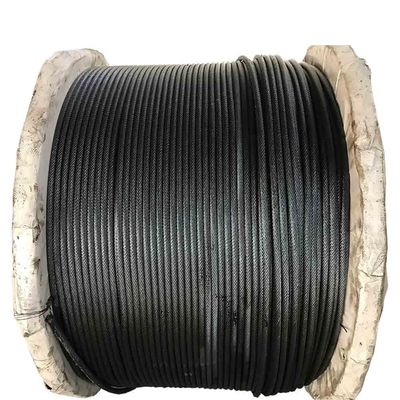 kopen 26 mm 6x37 FC Draadtouw Ongegalvaniseerde stalen kabeltouwen met zwarte olie Constructie Speciaal koud koppelend staal 26 mm online manufacture
