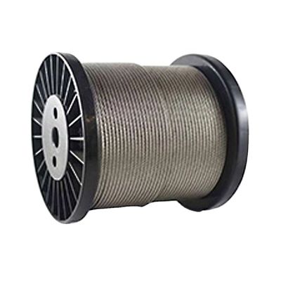 kopen Roestvrij staal trekdraad 6*19W Iwr/6X19W Iwrc 14mm vet smeermiddel draad touw voor het snijden dienst en treksterkte online manufacture